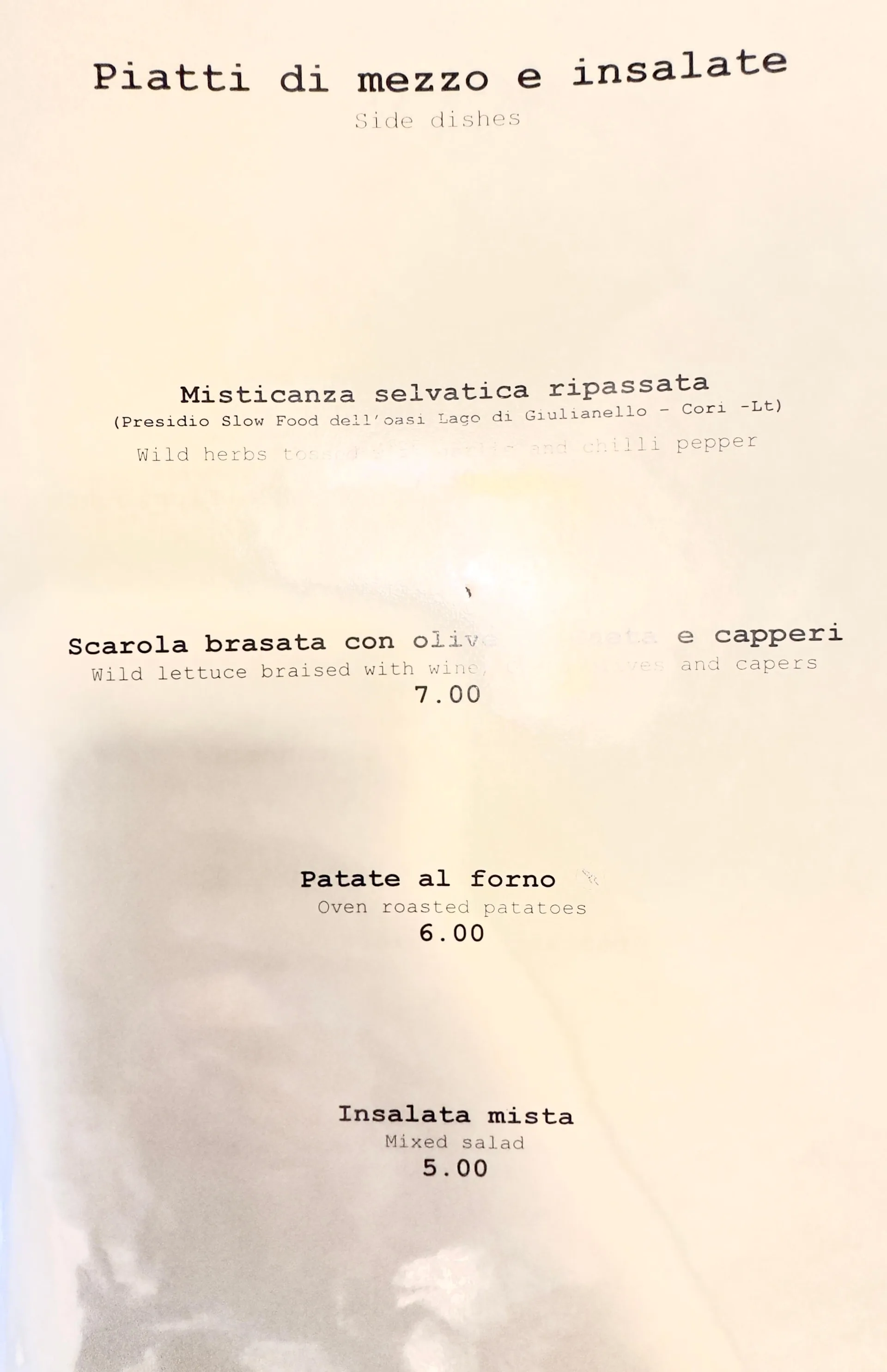 Hosteria Grappolo D'Oro - photos du menu - 3