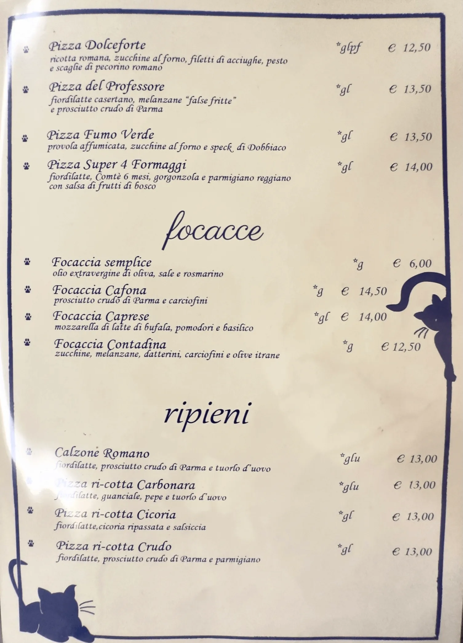 La Gatta Mangiona - photos du menu - 4