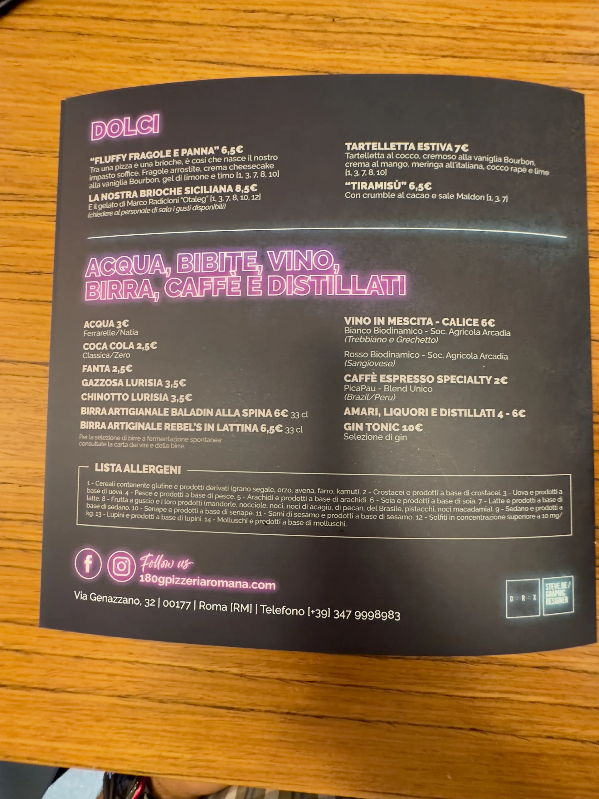 180 Grammi - foto menu - 1