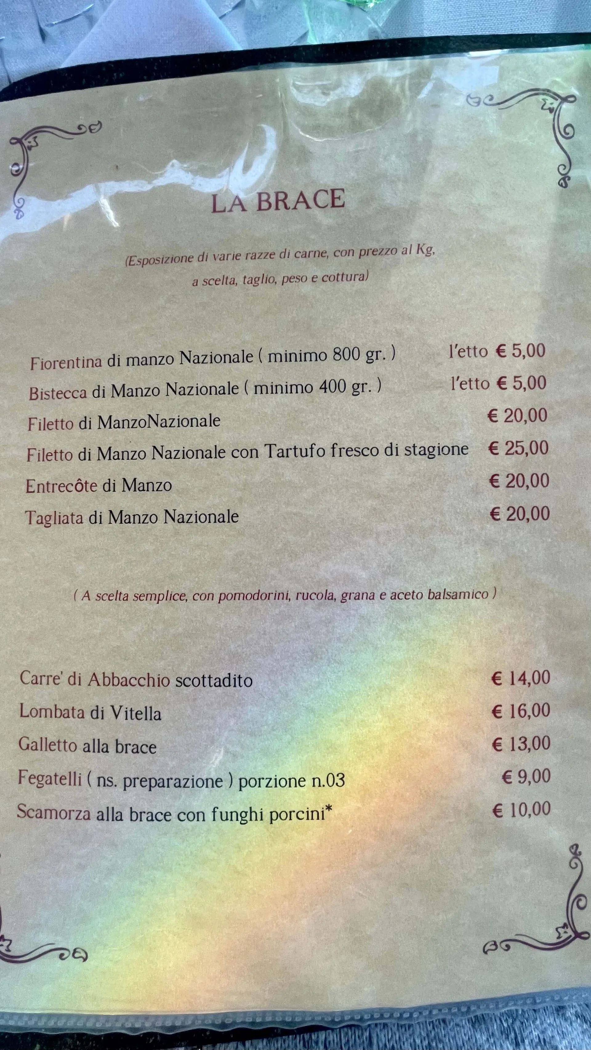 Lele ai Casali - menu photos - 3