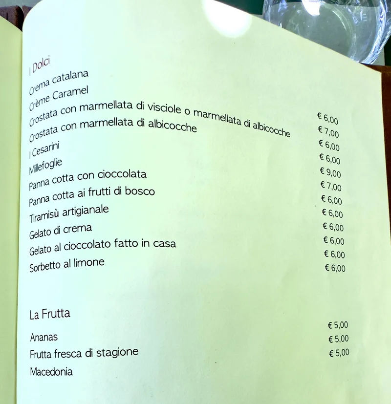 Da Cesare al Casaletto - menu photos - 5