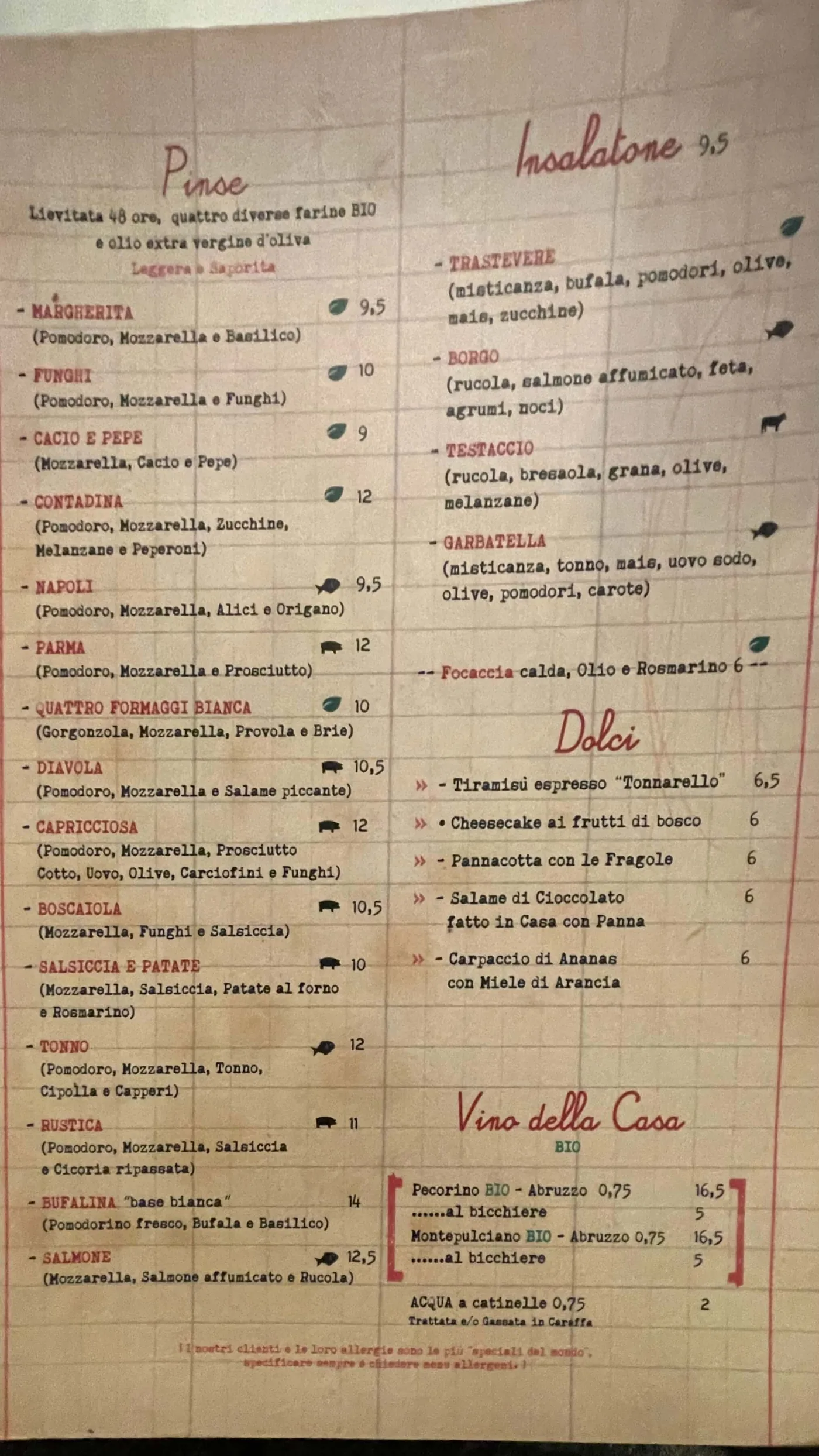 Nannarella - menu photos - 3