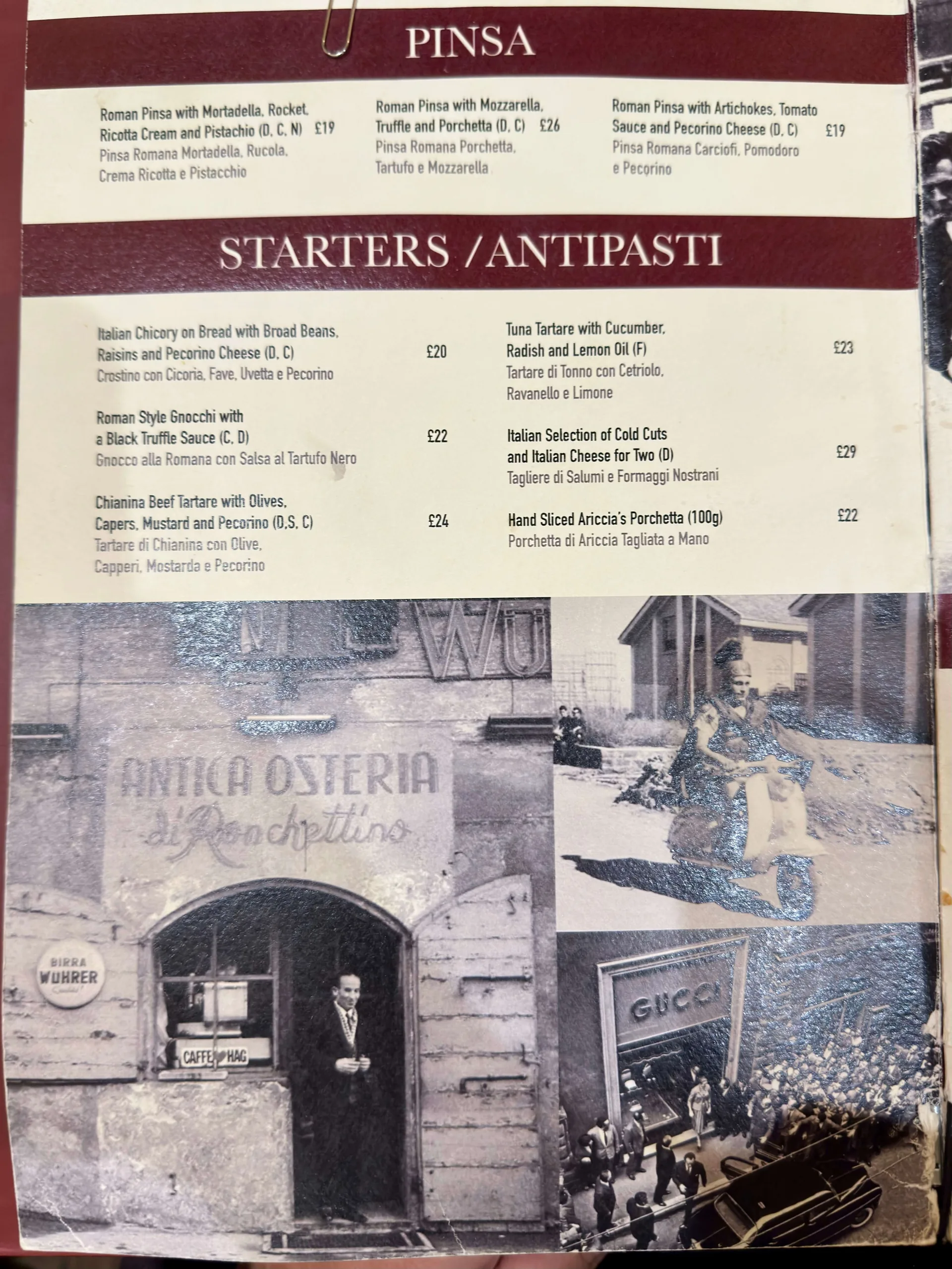 Osteria Romana - menu photos - 4