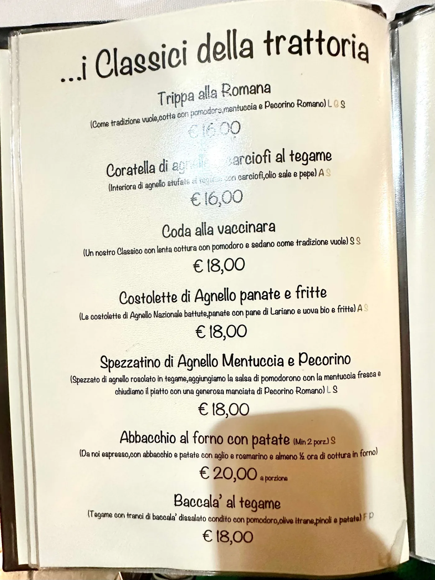 Trattoria Da Danilo - menu photos - 3