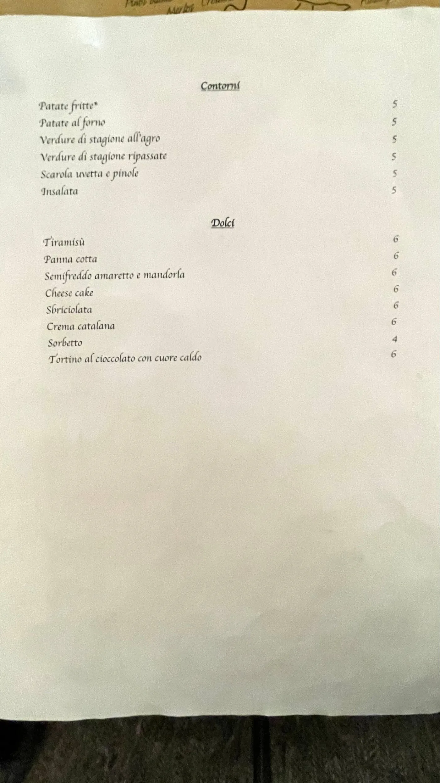 Sellero e Ventresca Due - menu photos - 1