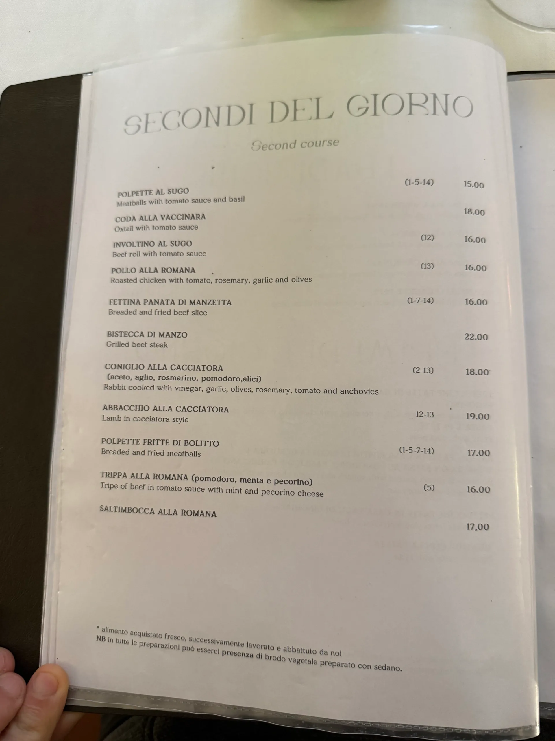 Flavio Al Velavevodetto - photos du menu - 5