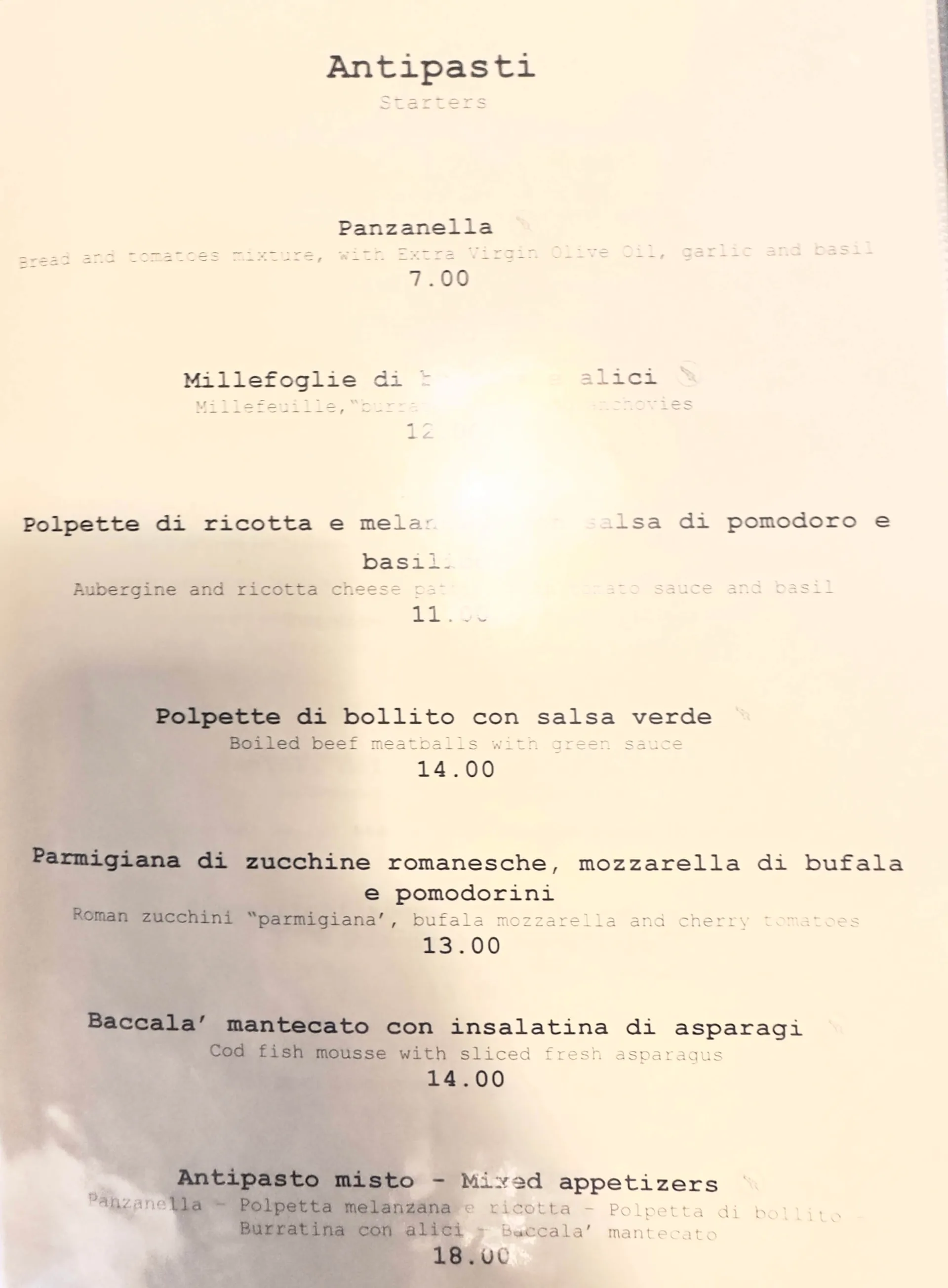 Hosteria Grappolo D'Oro - photos du menu - 7