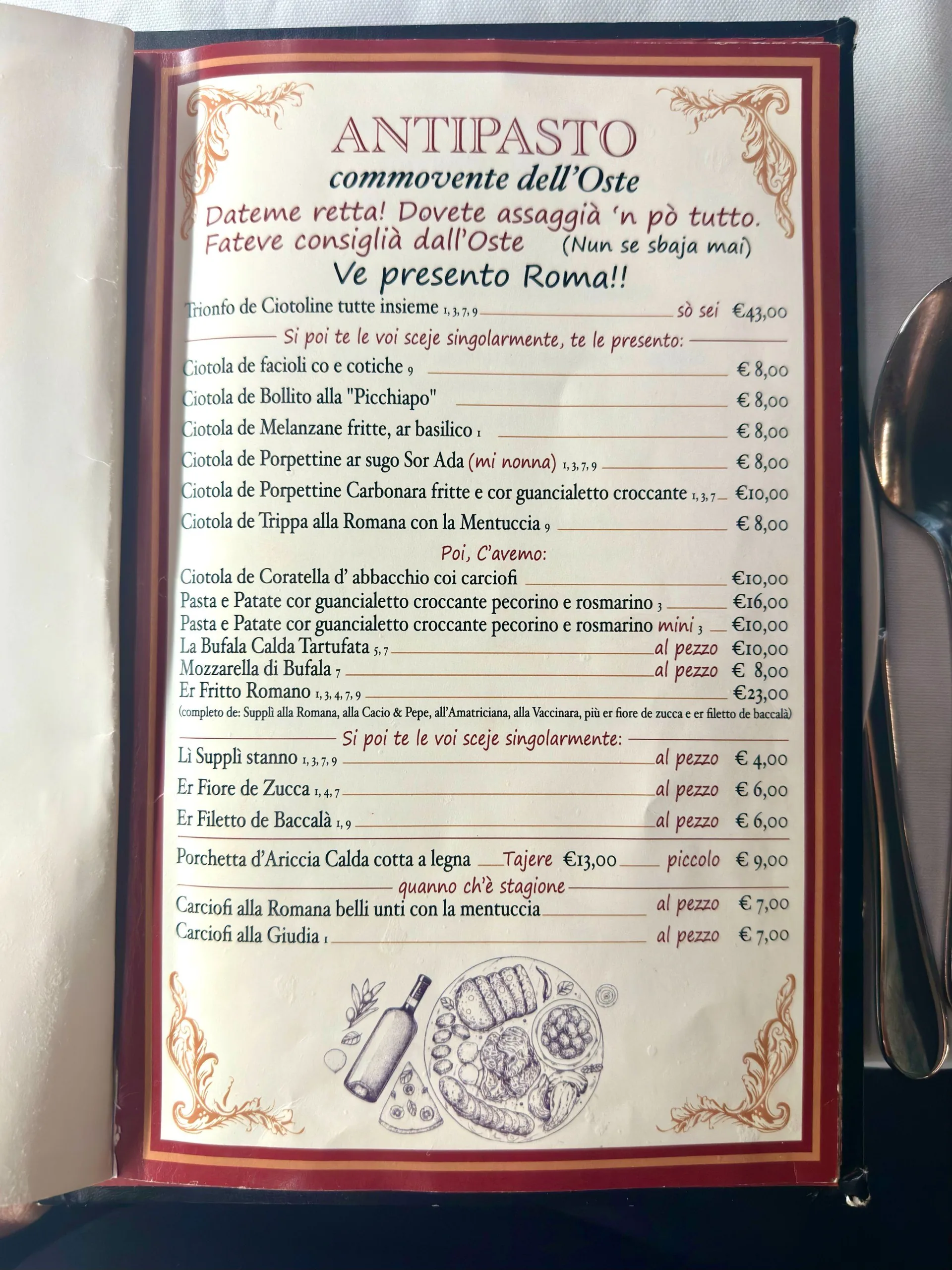 La Villetta dal 1940 - photos du menu - 5