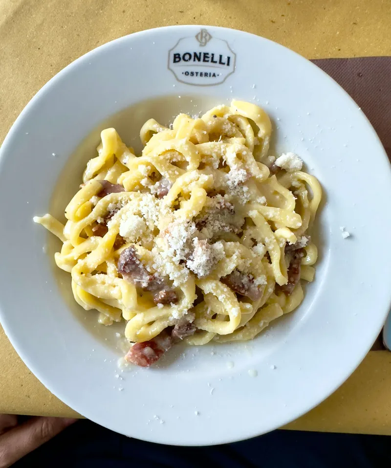 Pasta alla Gricia di Osteria Bonelli di Roma