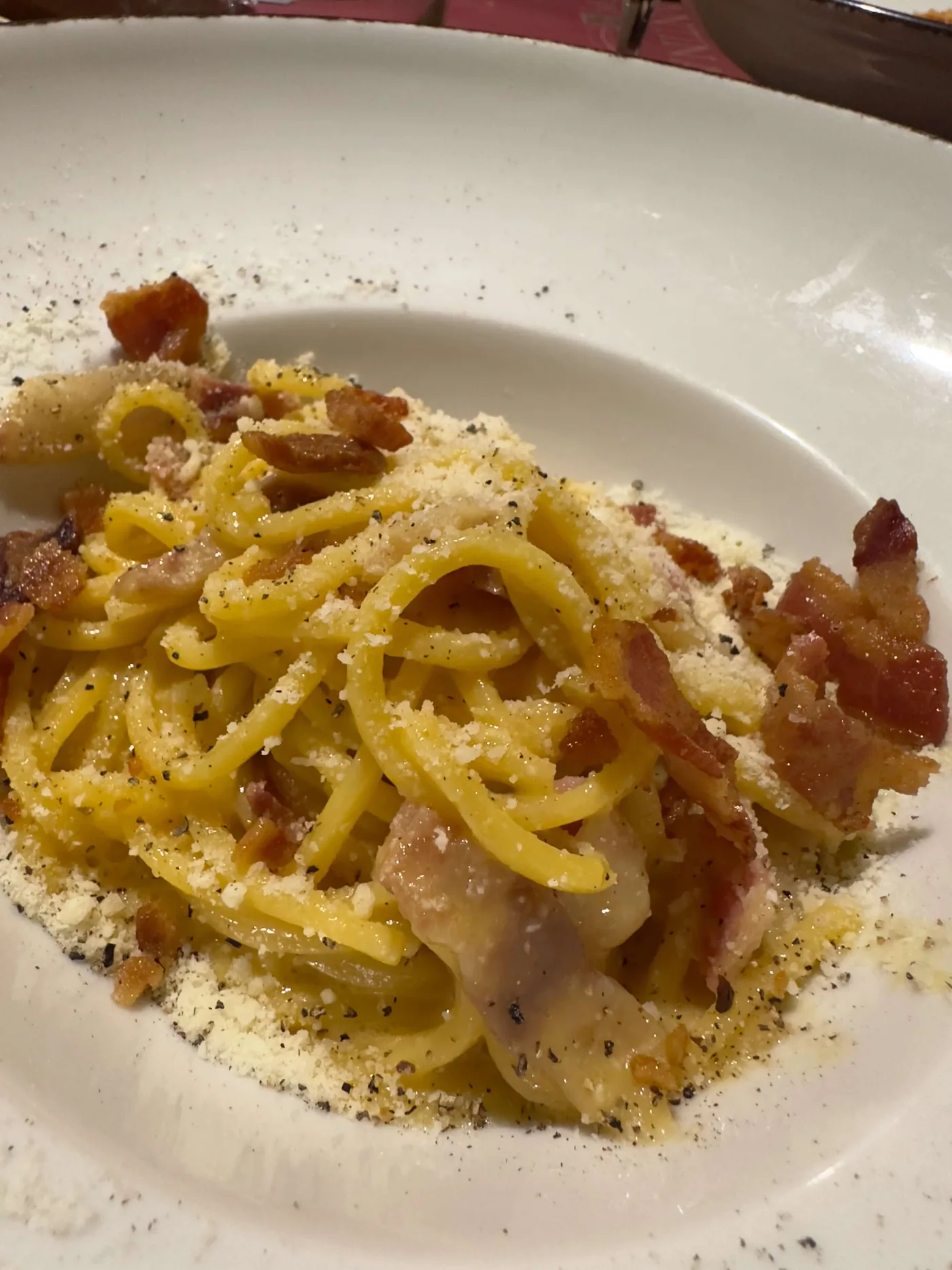 Carbonara - L’oste ai banchi