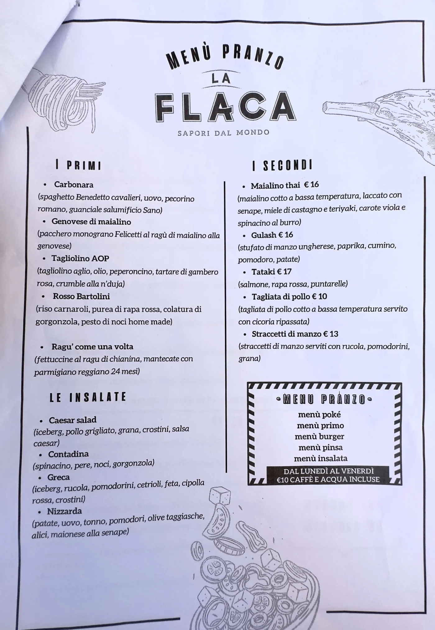 La Flaca - menu photos - 2