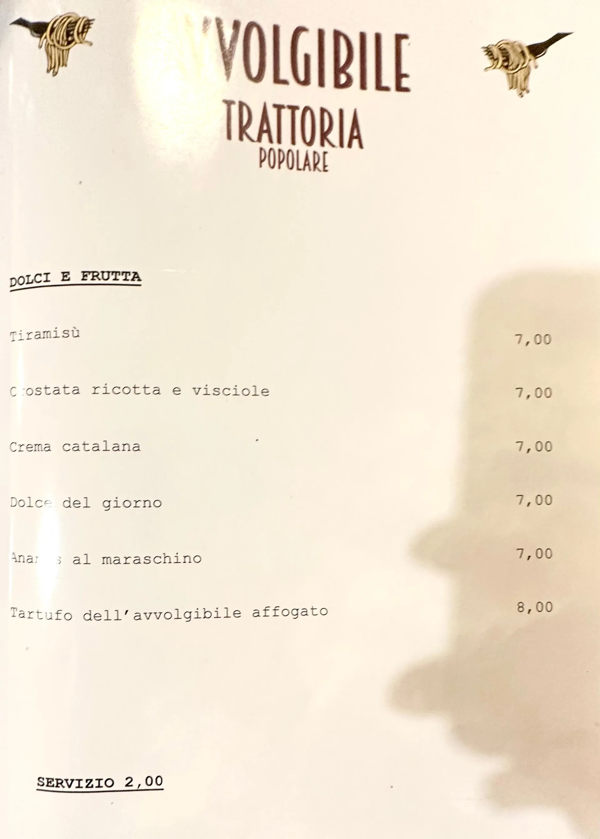 Trattoria L'avvolgibile - foto menu - 4