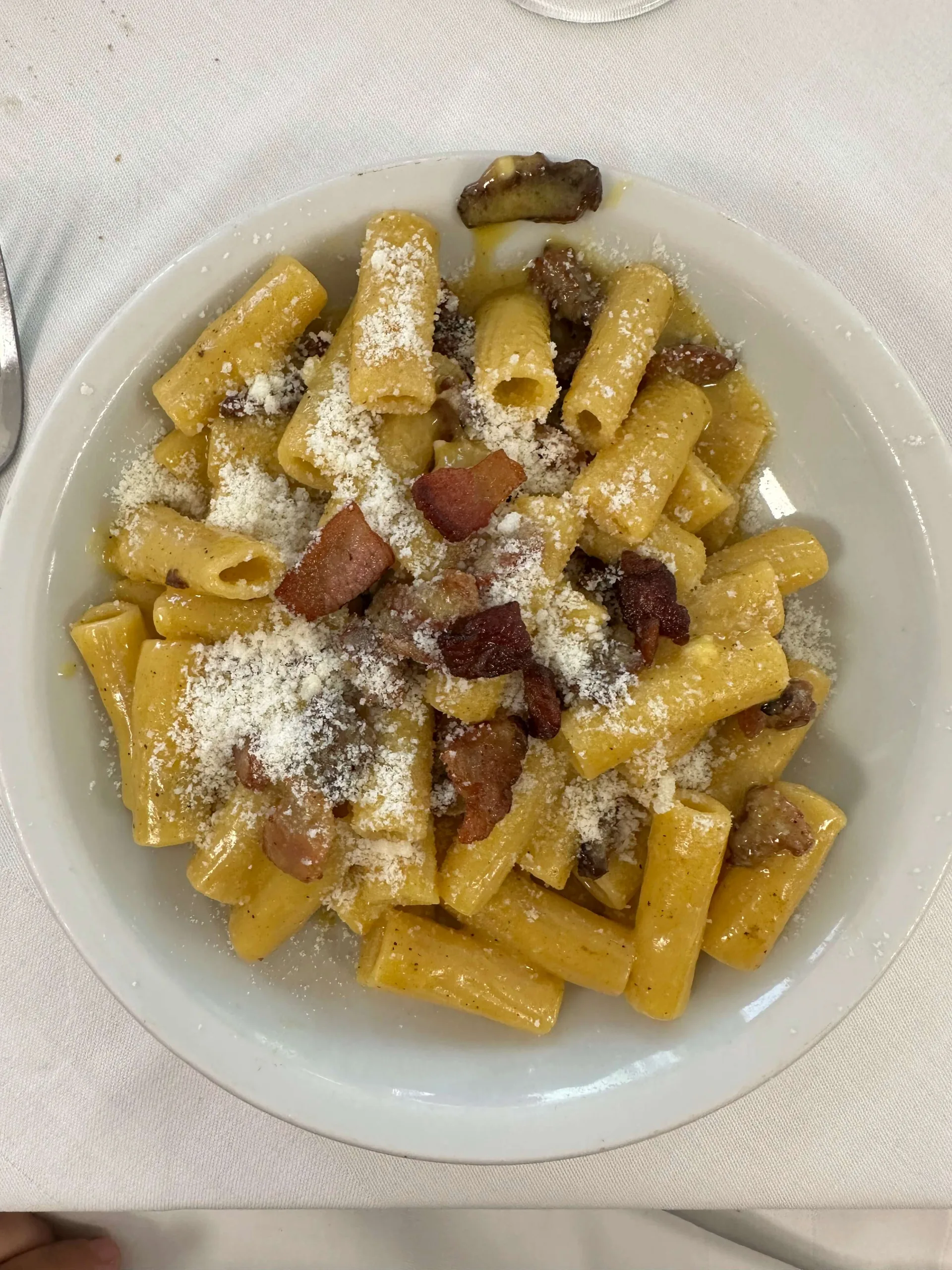 Carbonara di Da Peppe a Tor Cervara di Roma