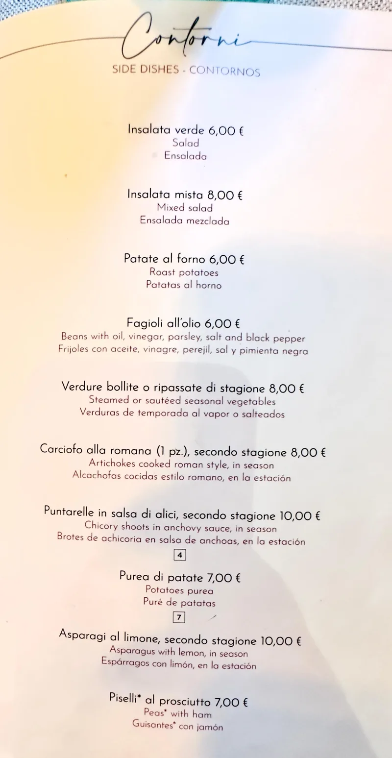 Felice a Testaccio - menu photos - 3 Felice a Testaccio - menu photos - 3