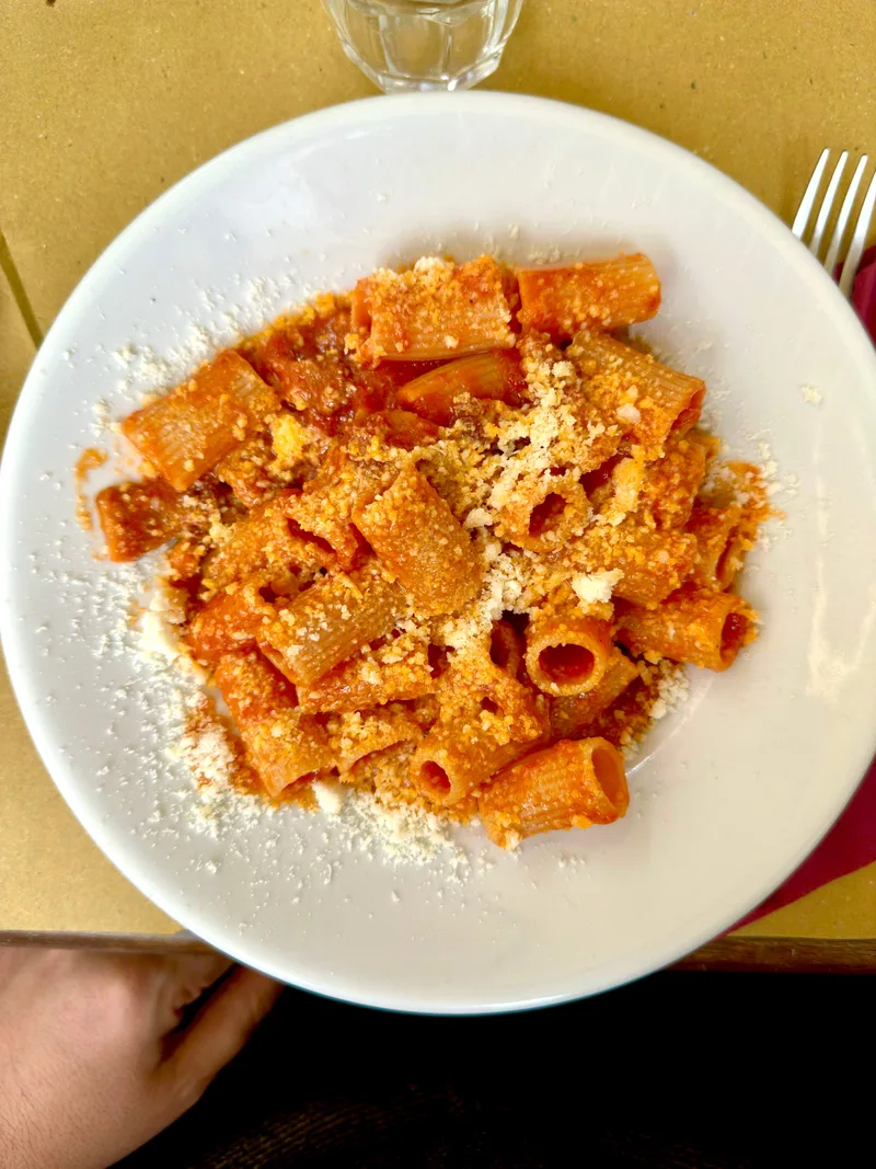 Amatriciana at Trattoria Etruria 39 in Rome