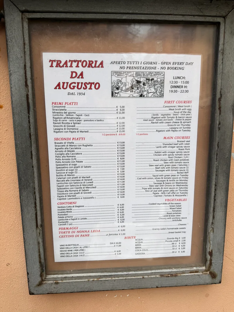 Trattoria da Augusto - fotomenu - 2