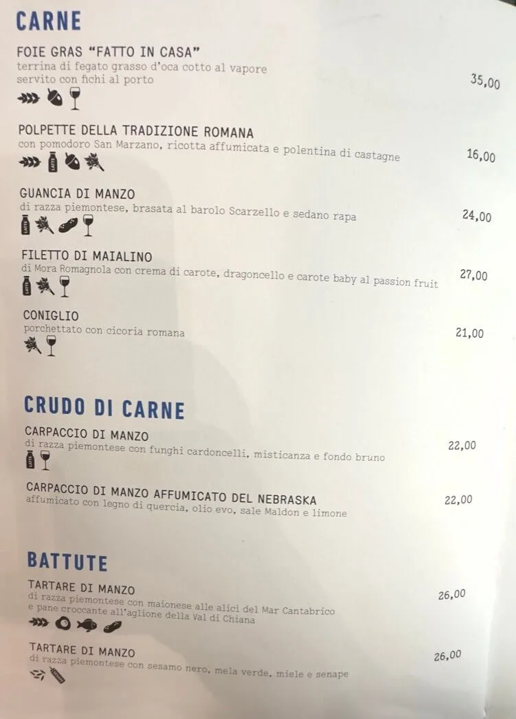 Roscioli Salumeria con Cucina - menu photos - 4