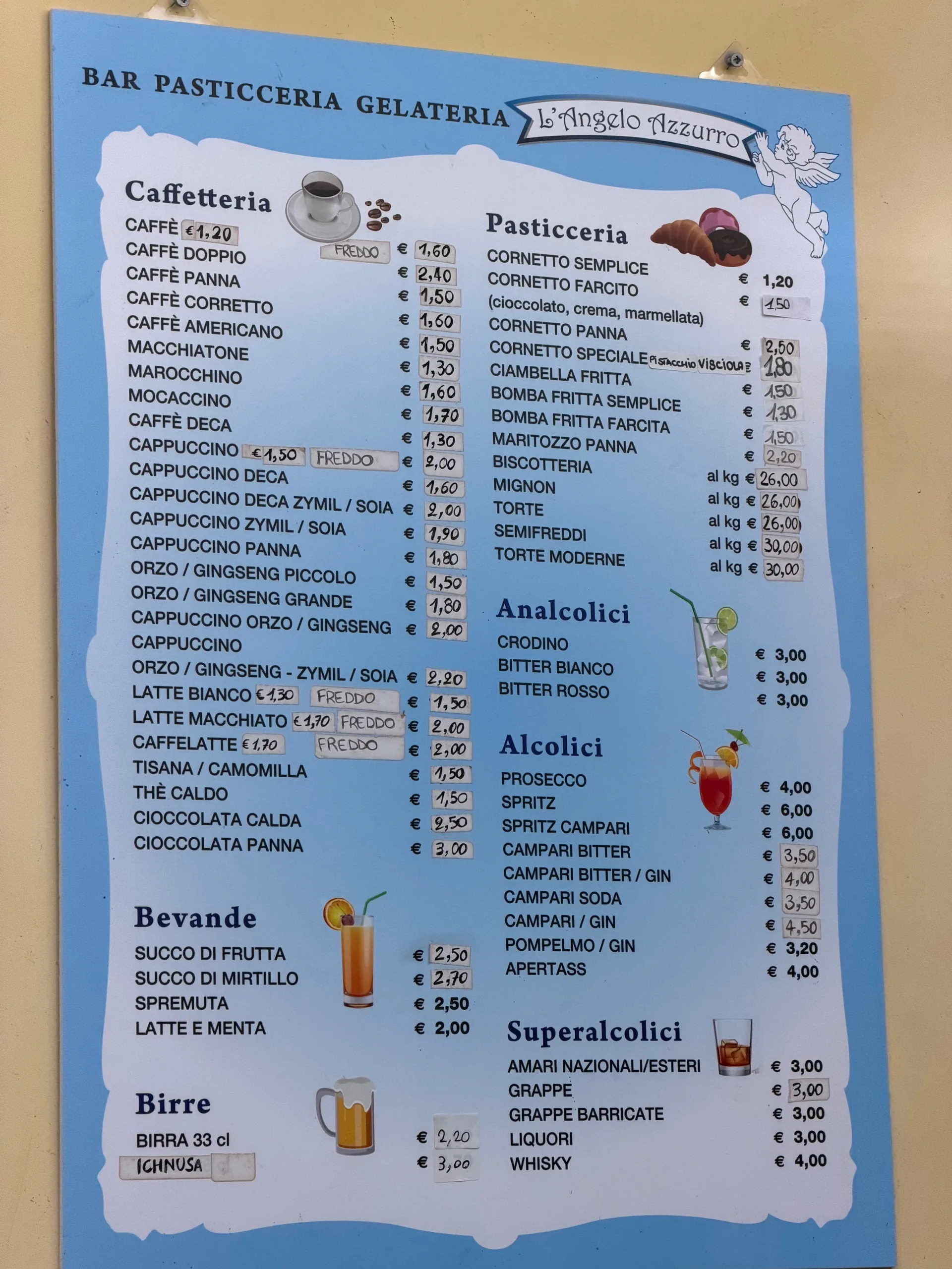 L'Angelo Azzurro - menu photos - 1