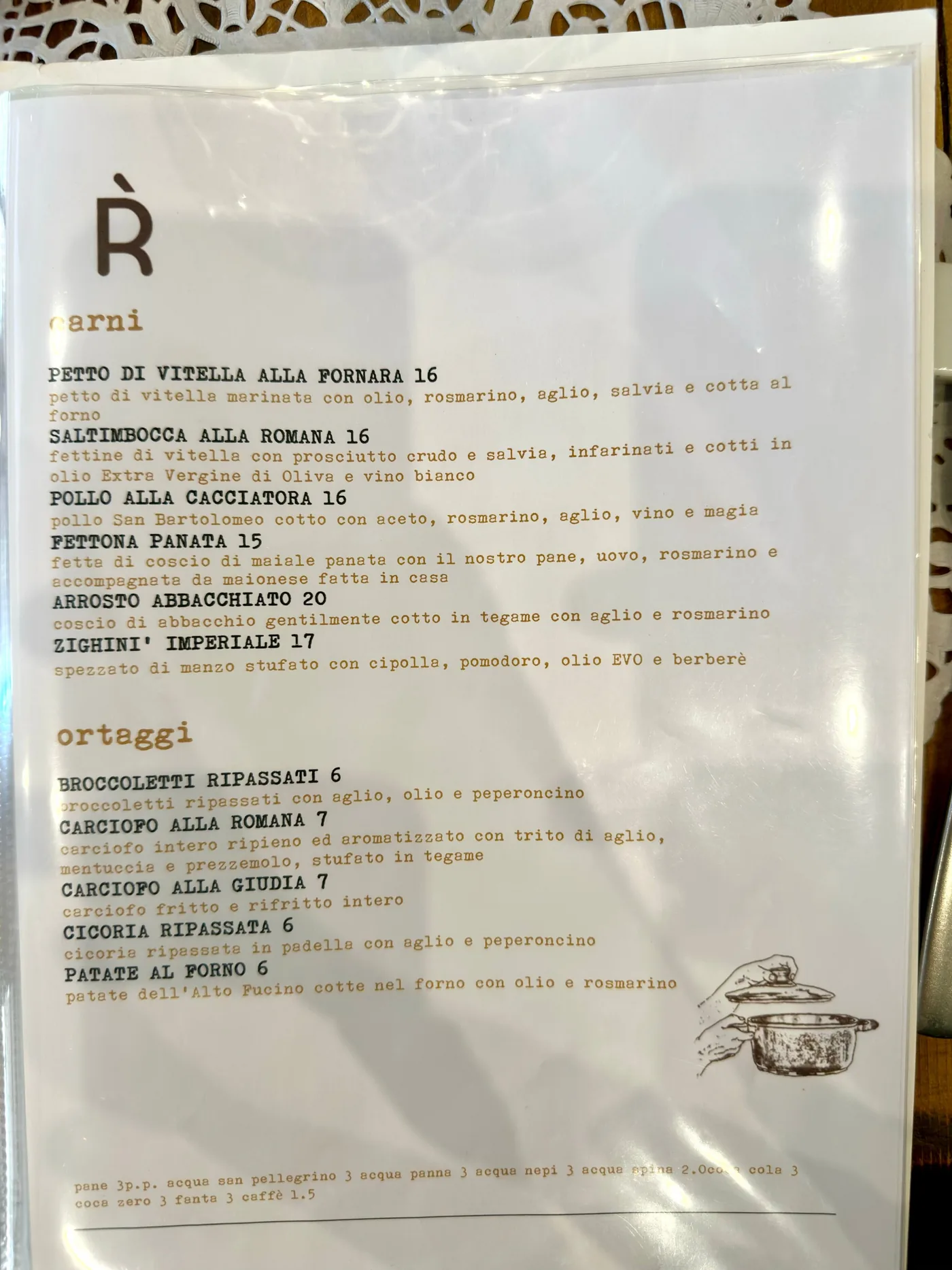 Romanè - menu photos - 3