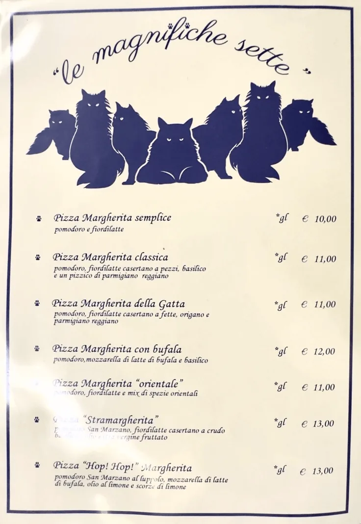 La Gatta Mangiona - photos du menu - 2