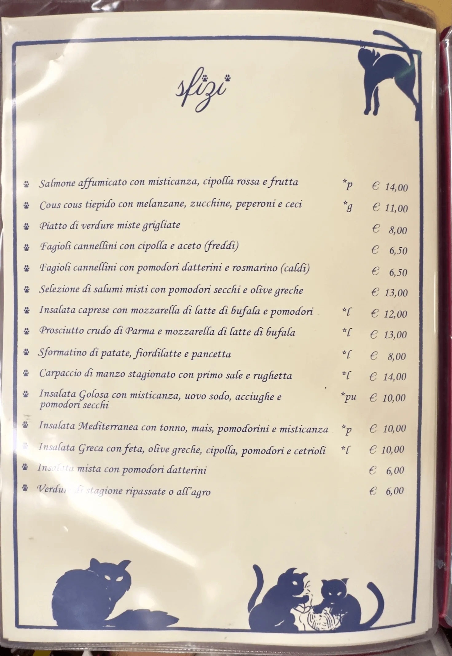 La Gatta Mangiona - photos du menu - 3
