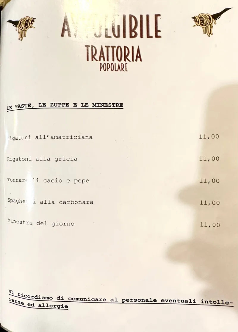 Trattoria L'avvolgibile - menu photos - 1