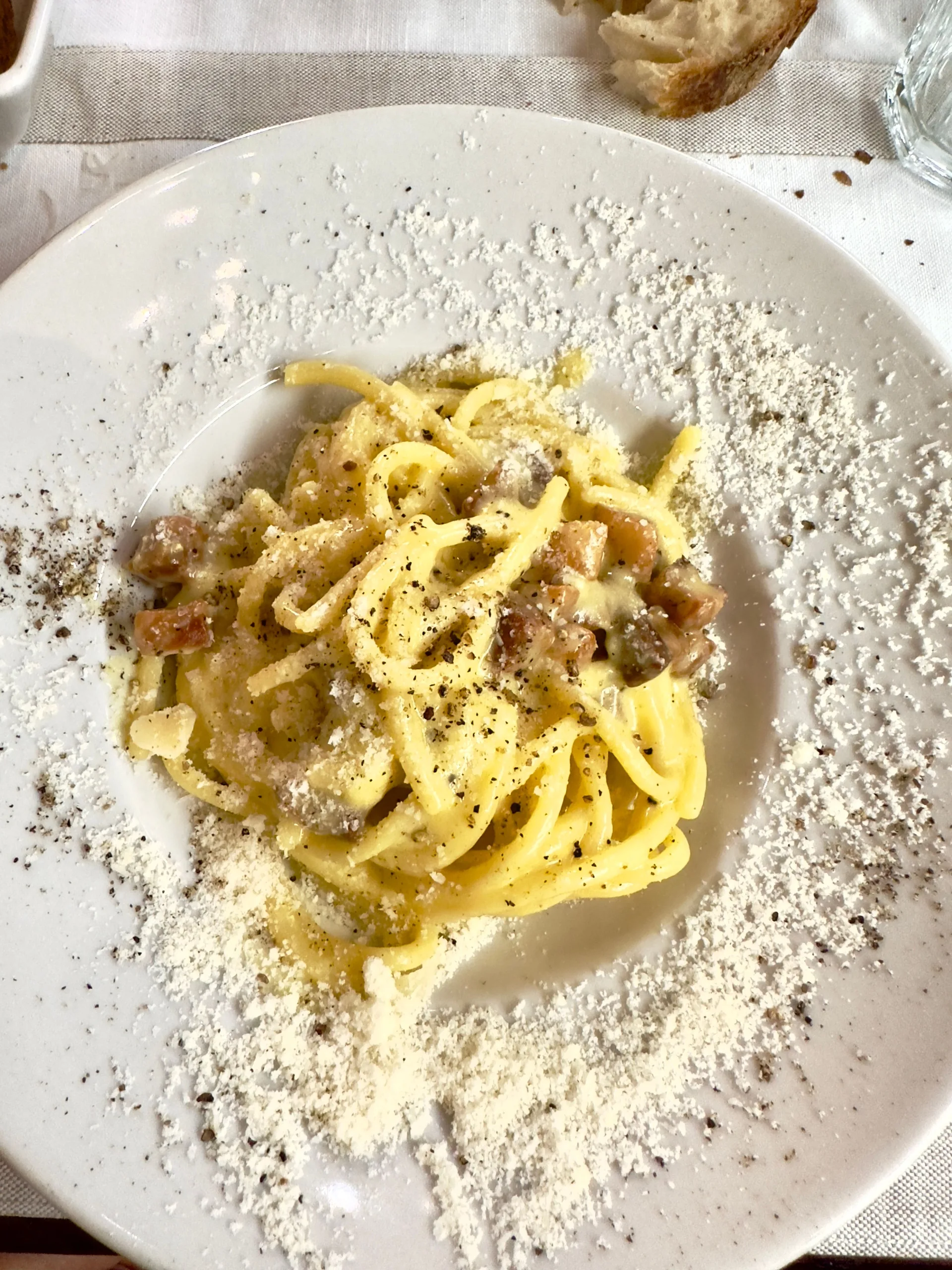 Carbonara at Roscioli Salumeria con Cucina in Rome
