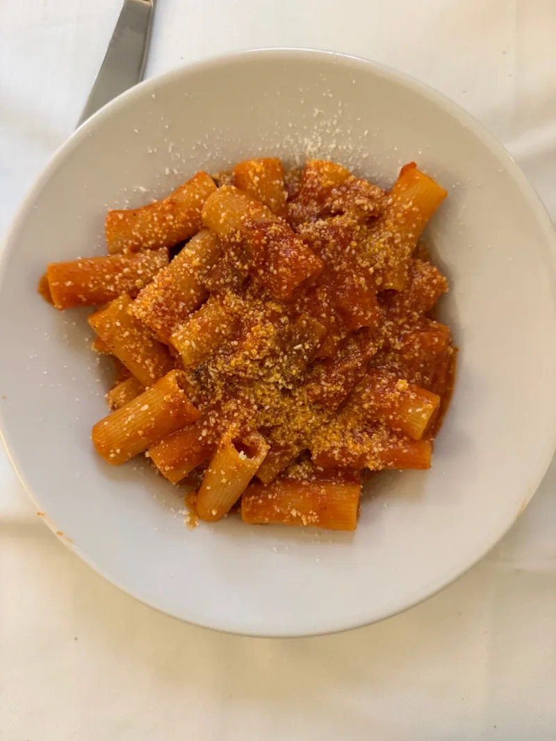 Amatriciana at Flavio Al Velavevodetto in Rome