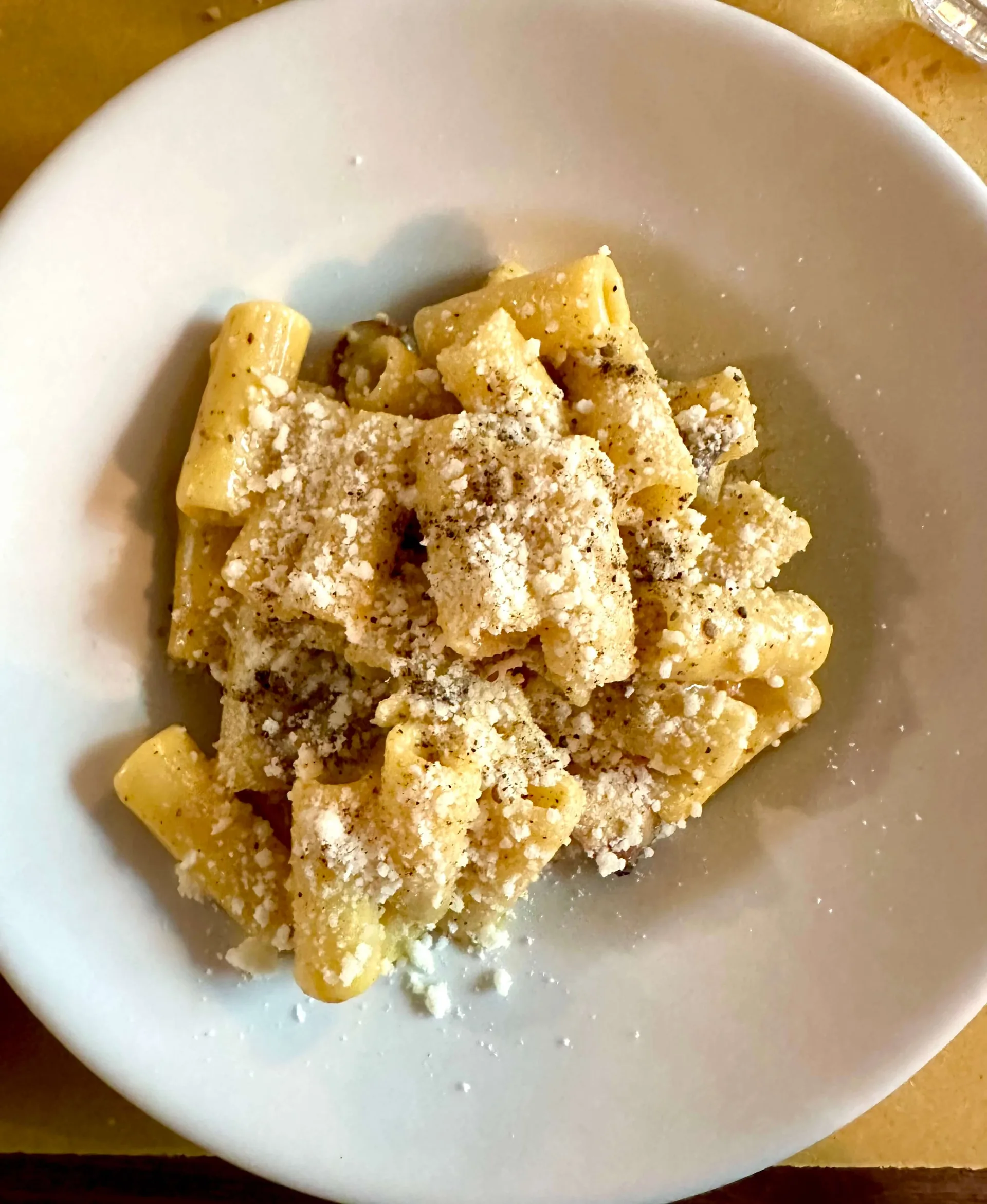 Carbonara at Trattoria Pennestri  in Rome