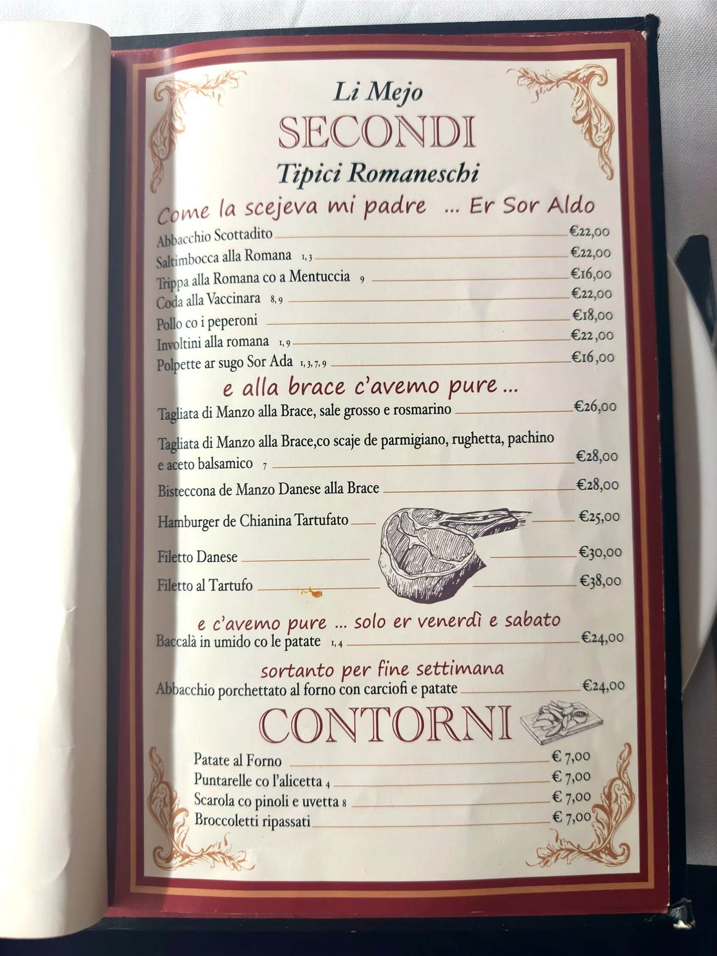 La Villetta dal 1940 - menu photos - 2