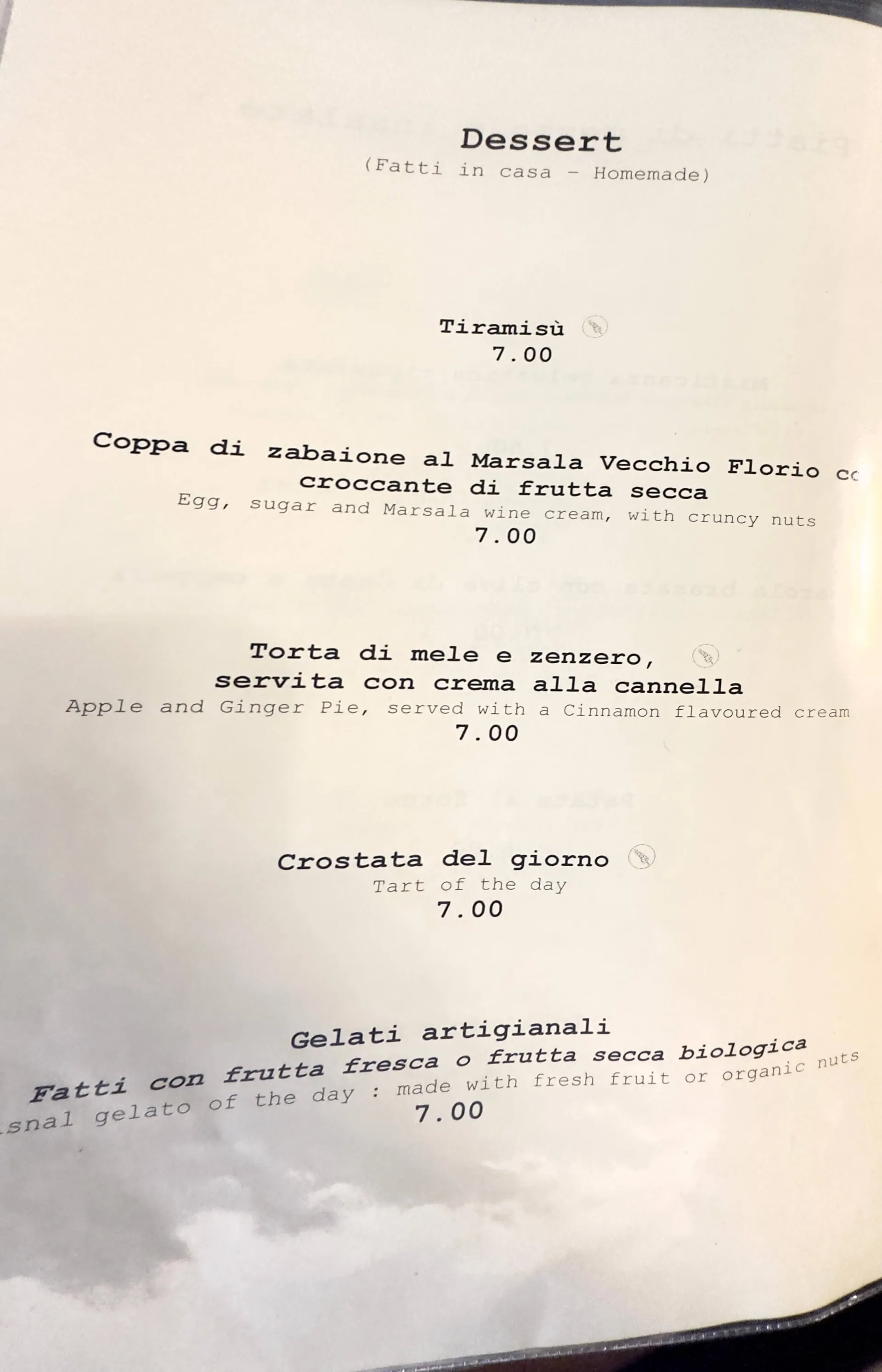 Hosteria Grappolo D'Oro - photos du menu - 5