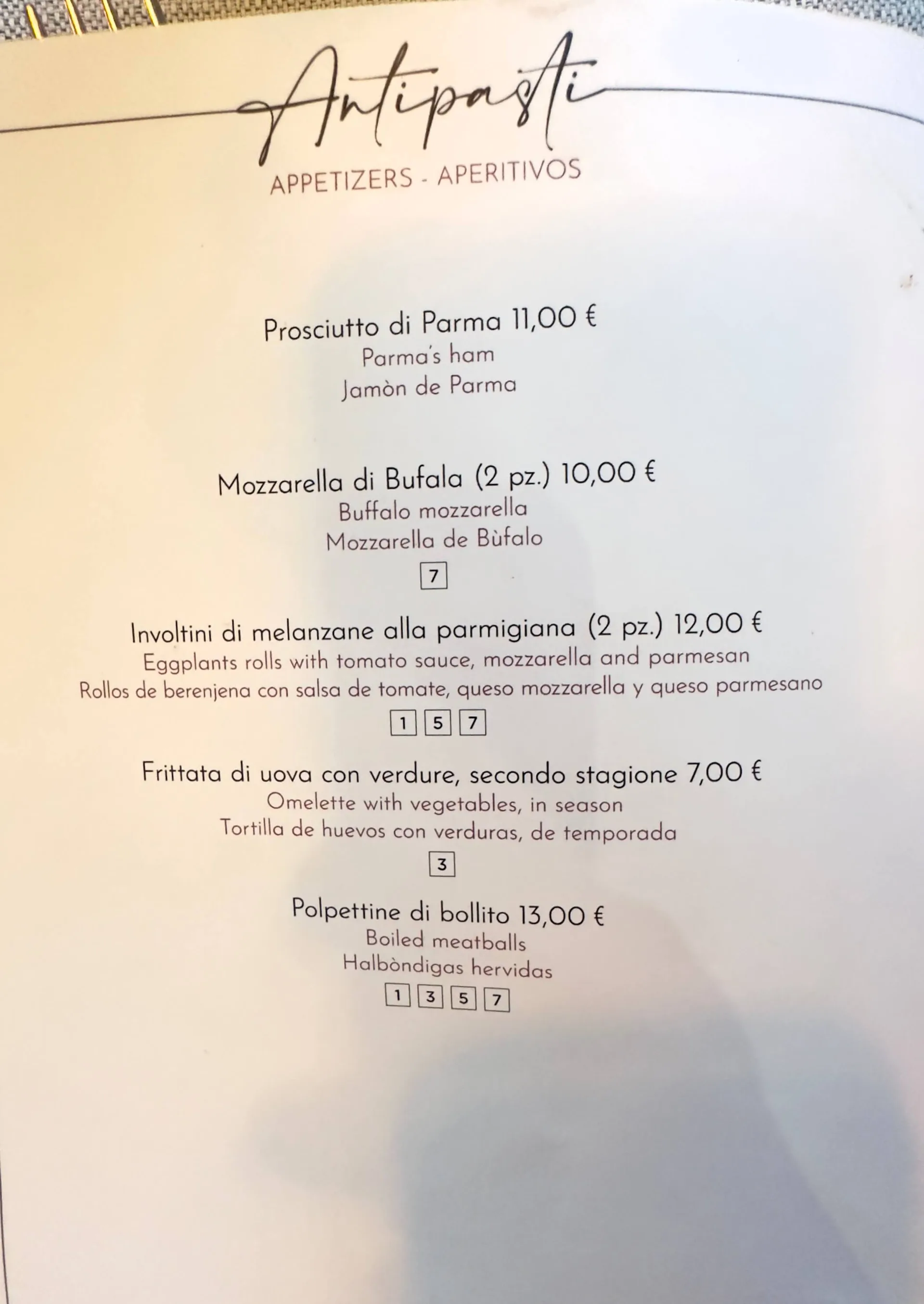 Felice a Testaccio - foto menu - 4