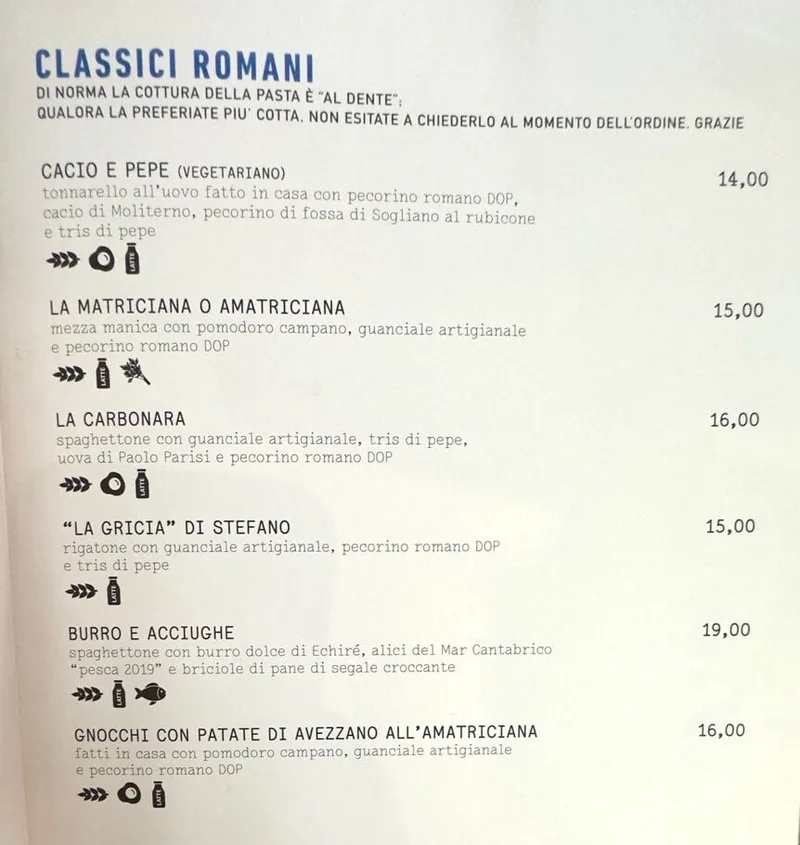 Roscioli Salumeria con Cucina - menu photos - 5