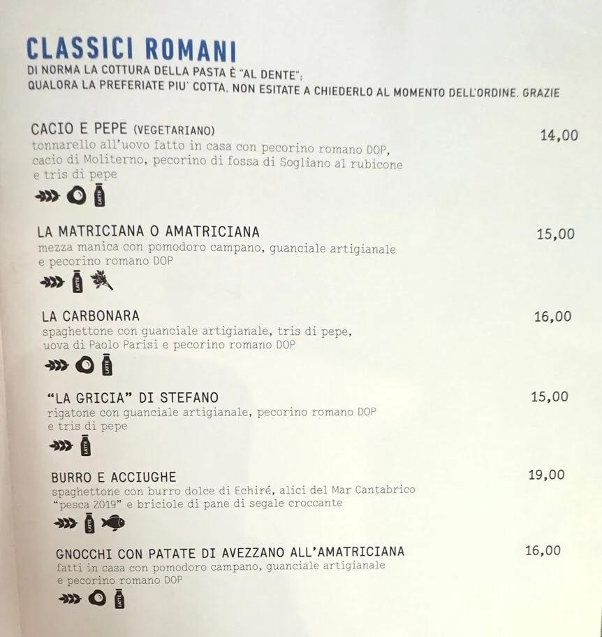 Roscioli Salumeria con Cucina - foto menu - 5