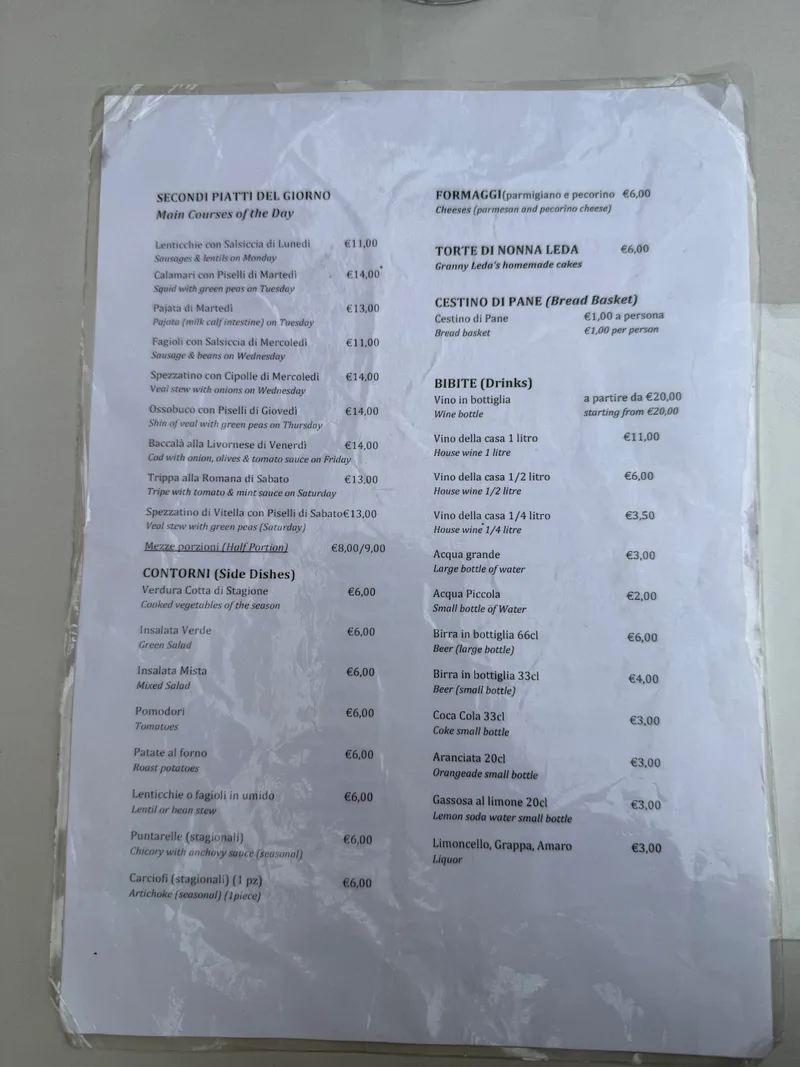 Trattoria da Augusto - fotomenu - 1