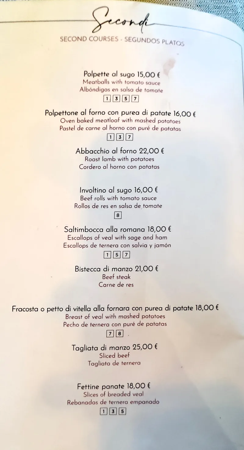 Felice a Testaccio - menu photos - 1 Felice a Testaccio - menu photos - 1