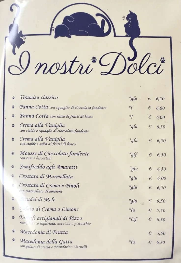 La Gatta Mangiona - photos du menu - 1