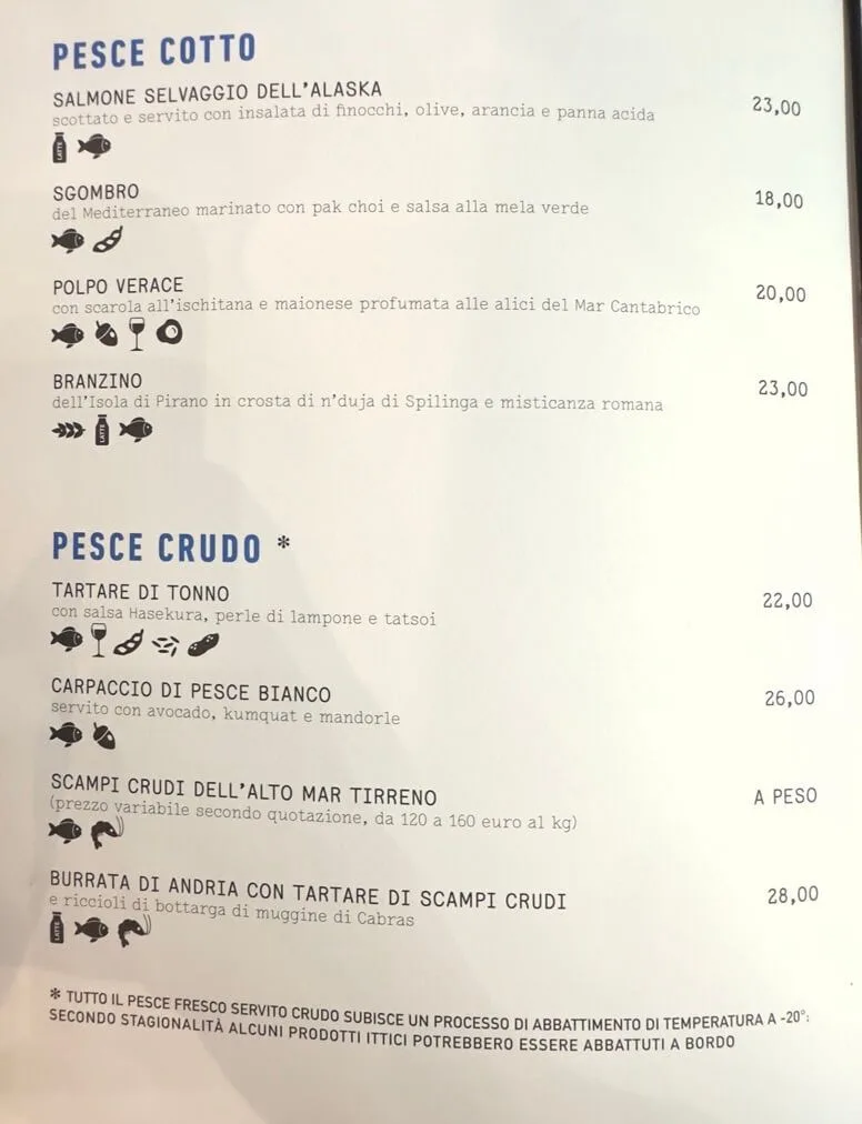 Roscioli Salumeria con Cucina - menu photos - 2