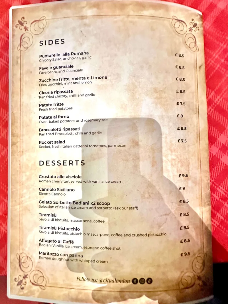 Ci Tua Osteria Romana - मेनू की तस्वीर - 2
