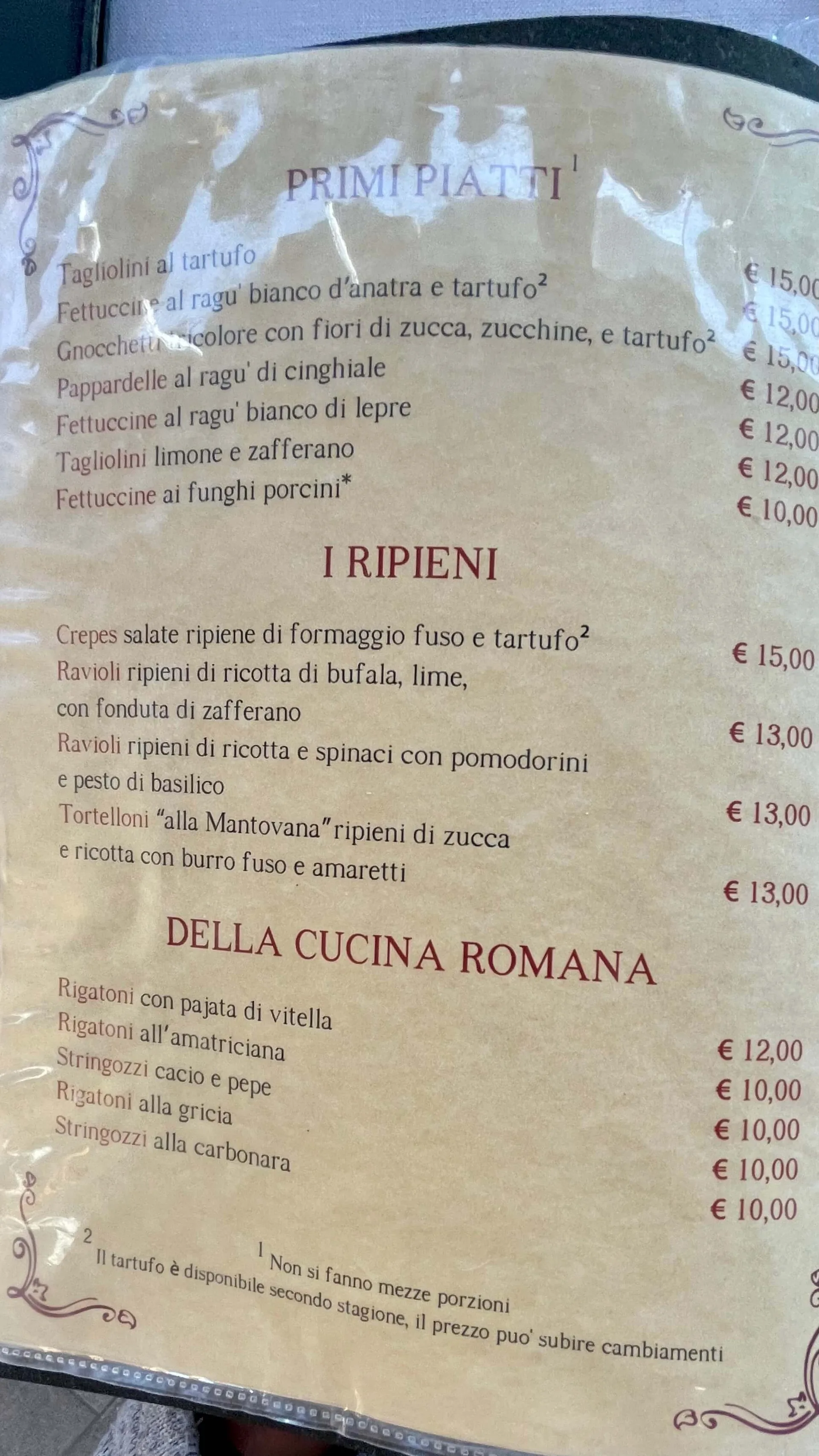Lele ai Casali - menu photos - 4