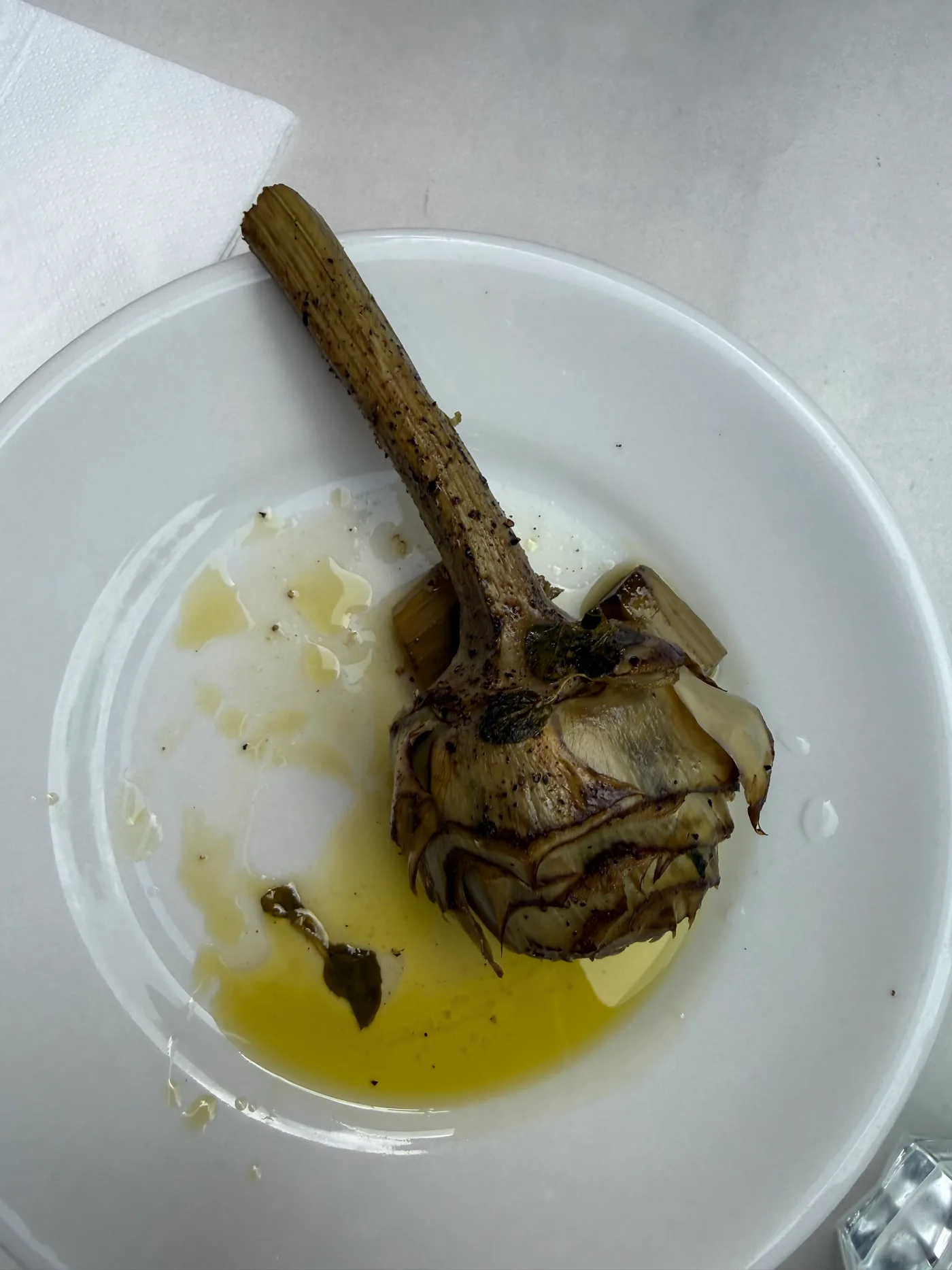 Roman-style artichoke - Trattoria da Augusto