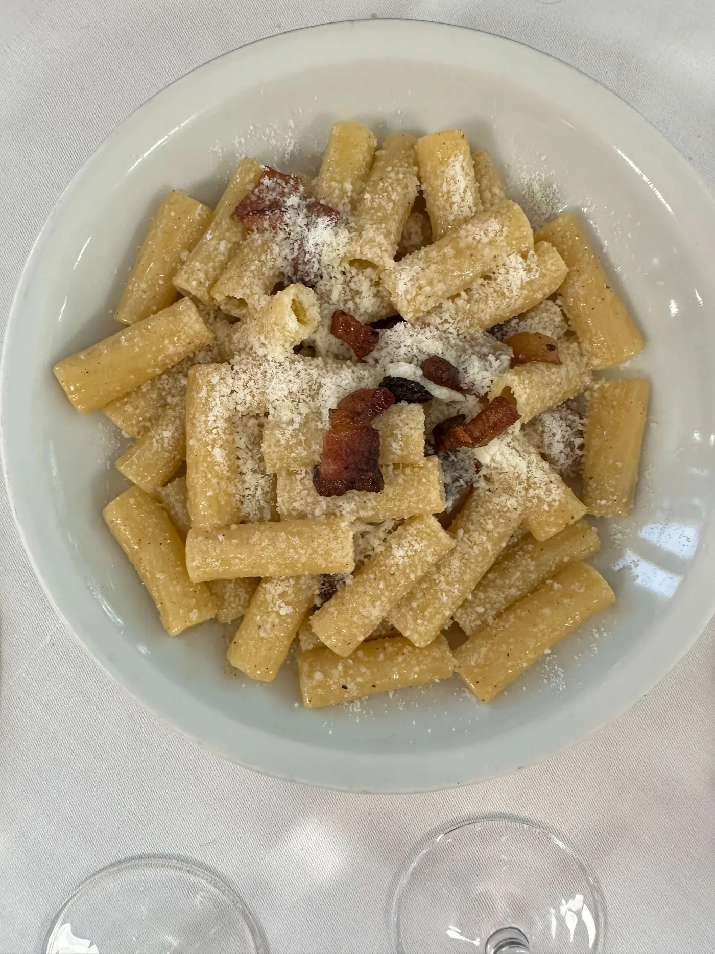 Gricia pasta - Da Peppe a Tor Cervara