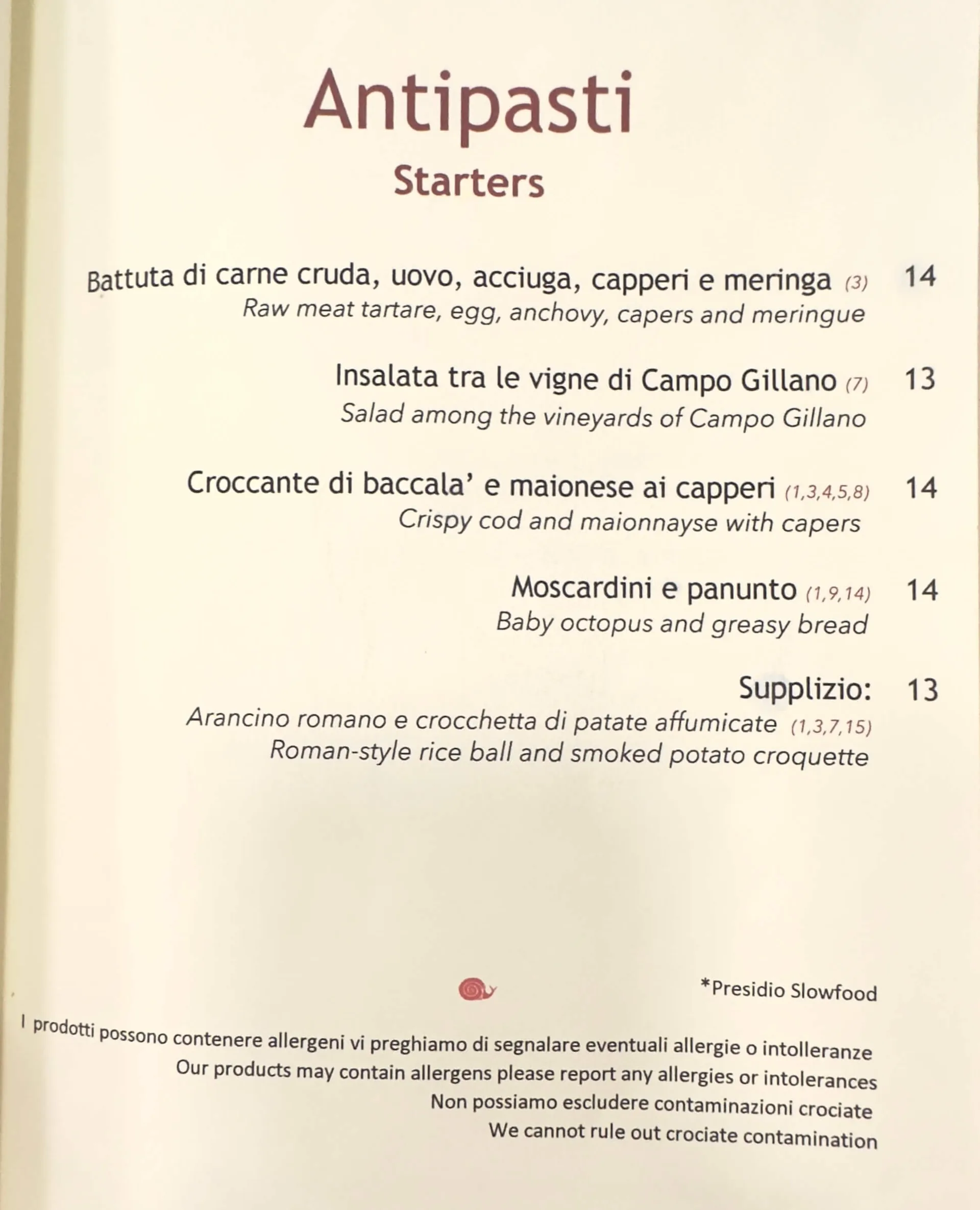 L'Arcangelo - foto menu - 1